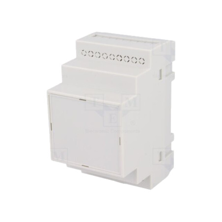 Carcasă: pentru şină DIN; Y: 90mm; X: 52mm; Z: 65mm; polistiren; gri