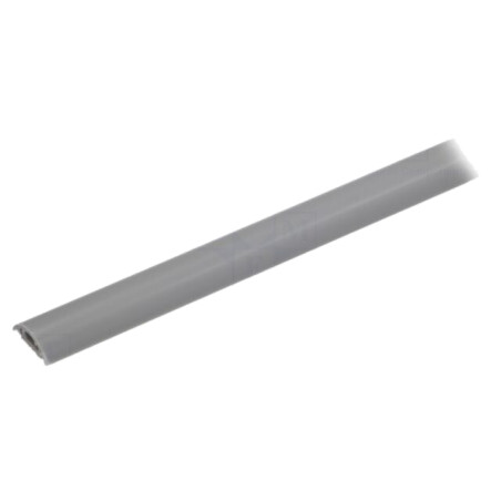 Canale închise de cabluri; gri; L: 1m; PVC; H: 6mm; W: 20mm; H1: 4mm
