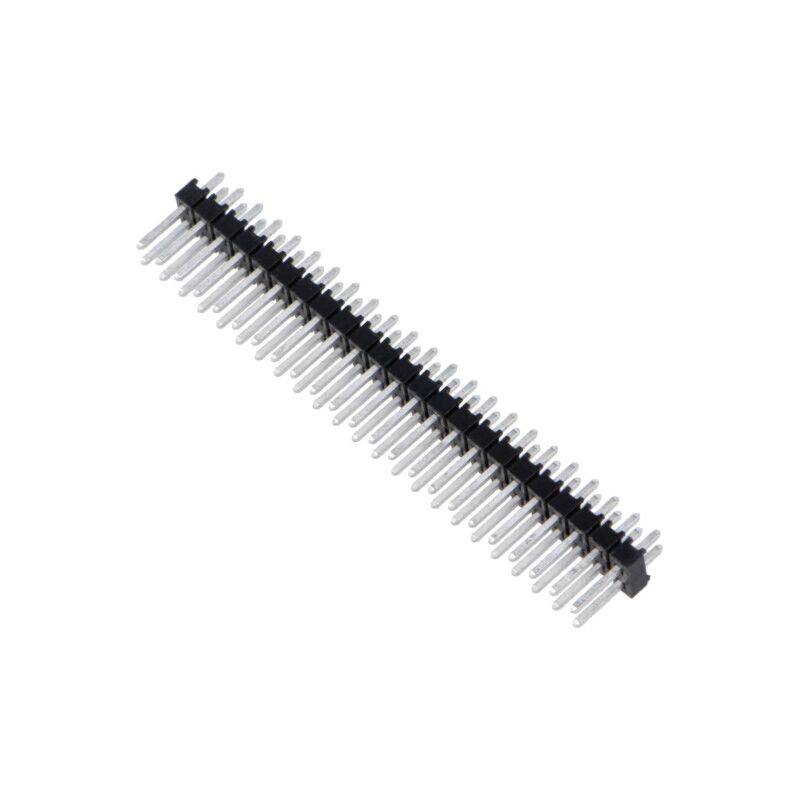 Conector: şiruri pini; şir pini; tată; PIN: 46; drept; 2,54mm; THT