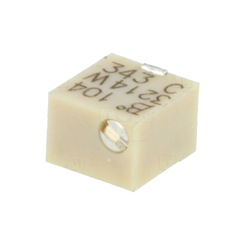 Potenţiometru: de montare; vertical,multitură; 100kΩ; 250mW; SMD