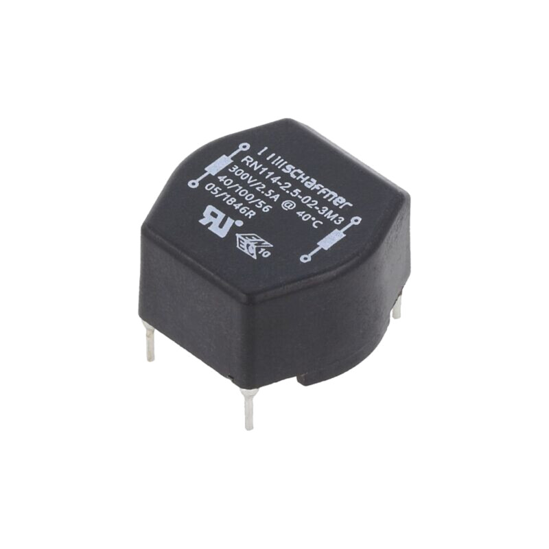 Inductor: bobinat cu compensare; THT; 3,3mH; 2,5A; 72mΩ