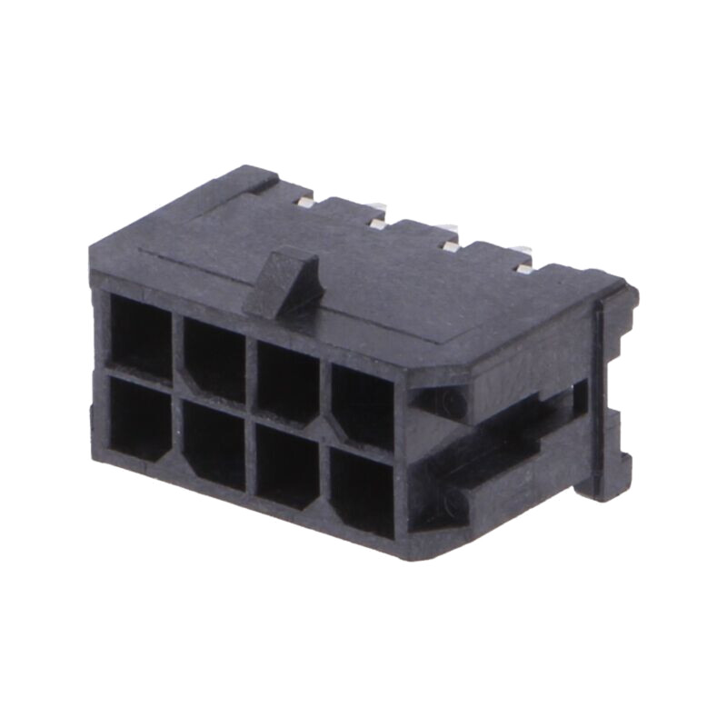 Conector: cablu-placă; soclu; tată; Micro-Fit 3.0; 3mm; PIN: 8; THT