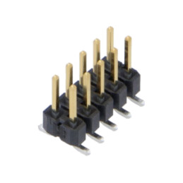 Conector: şiruri pini; tată; PIN: 10; 2,54mm; aurit; SMT; şir pini
