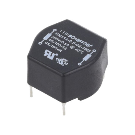 Inductor: bobinat cu compensare; THT; 39mH; 500mA; 830mΩ