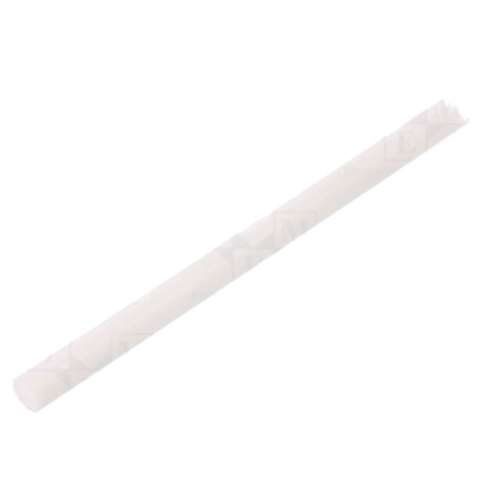 Tijă; Ø: 10mm; L: 500mm; naturală; extrudate; manşon