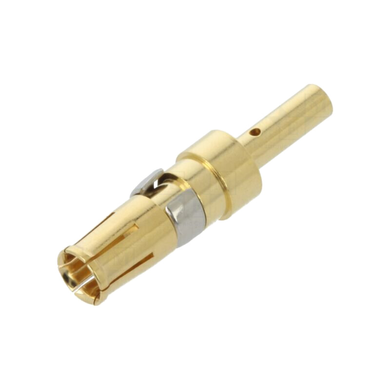 Pin; mamă; aliaj cupru; aurit; 20AWG÷16AWG; crimpat; pe cablu; 10A