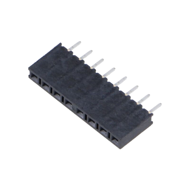 Conector: şiruri pini; soclu; tată; PIN: 8; drept; 2,54mm; THT; 1x8