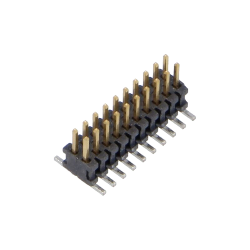 Conector: şiruri pini; tată; PIN: 20; 1,27mm; aurit; SMT; soclu Conector: şiruri pini; tată; PIN: 20; 1,27mm; aurit; SMT; soclu