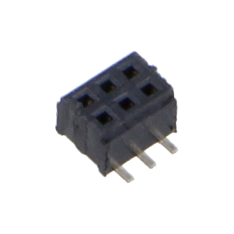 Conector: PCB-PCB; mamă; PIN: 6; 1mm; CLM; gold flash; SMT; soclu