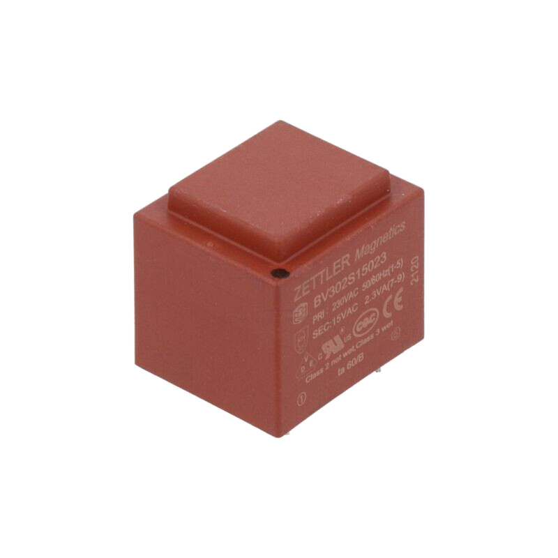 Transformator: încapsulat; 2,3VA; 230VAC; 15V; 153mA; PCB