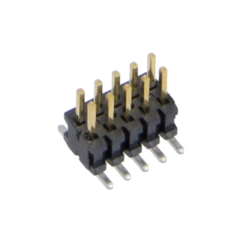 Conector: şiruri pini; tată; PIN: 10; 1,27mm; gold flash; SMT; soclu