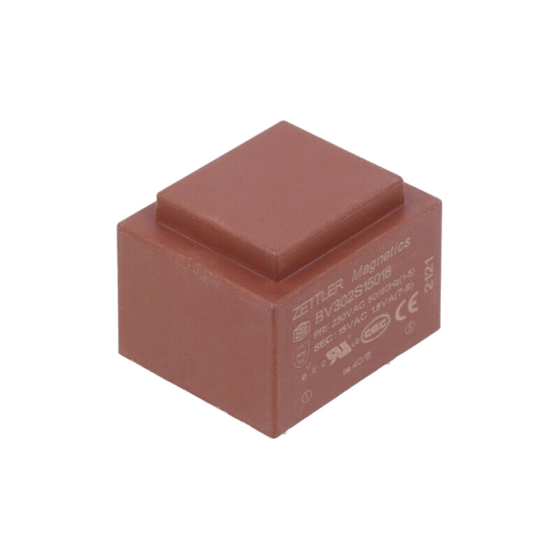 Transformator: încapsulat; 1,8VA; 230VAC; 15V; 120mA; PCB
