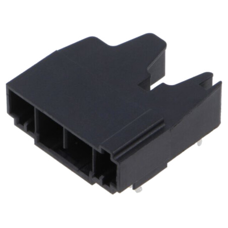 Regletă de conexiuni deconectabilă; 7,5mm; piste: 4; neagră