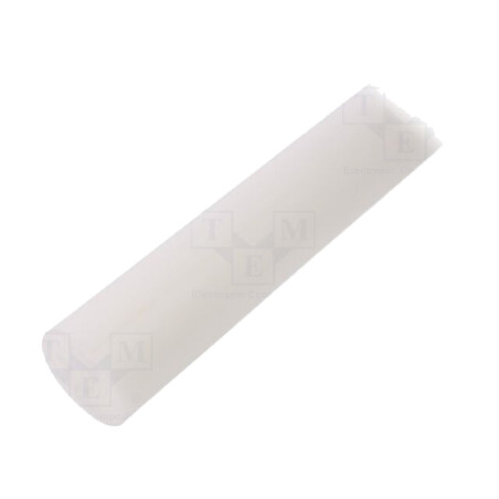 Tijă; Ø: 10mm; L: 500mm; naturală; extrudate; manşon