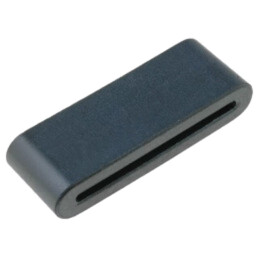 Miez: ferită; pentru cablu plat; 25Ω; A: 57,6mm; B: 6,5mm; C: 12mm