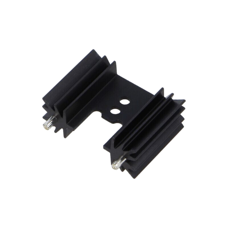 Radiator: extrudat; H; TO202,TO218,TO220,TOP3; neagră; L: 25,4mm