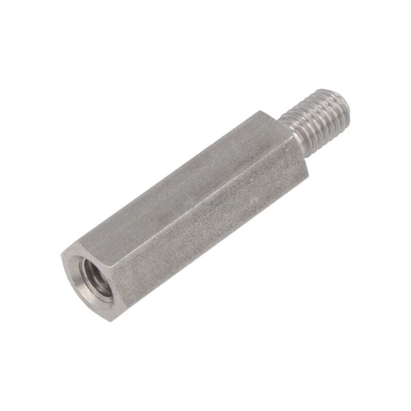 Piuliţă-distanţieră filetată; 40mm; Filet int: M8; Filet ext: M8 Piuliţă-distanţieră filetată; 40mm; Filet int: M8; Filet ext: M8