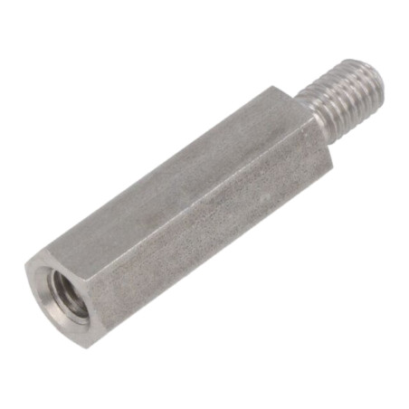Piuliţă-distanţieră filetată; 40mm; Filet int: M8; Filet ext: M8