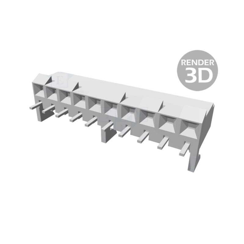 Conector: cablu-placă; soclu; mamă; 3,96mm; PIN: 10; THT; pentru PCB