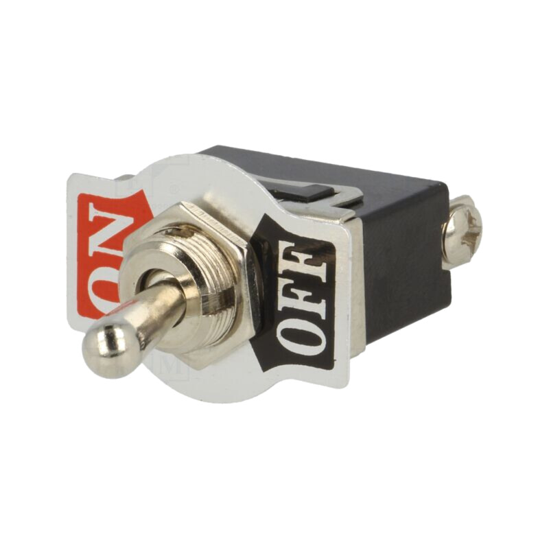 Comutator: basculant; Poz: 2; SPST; (ON)-OFF; 10A/250VAC; -25÷85°C