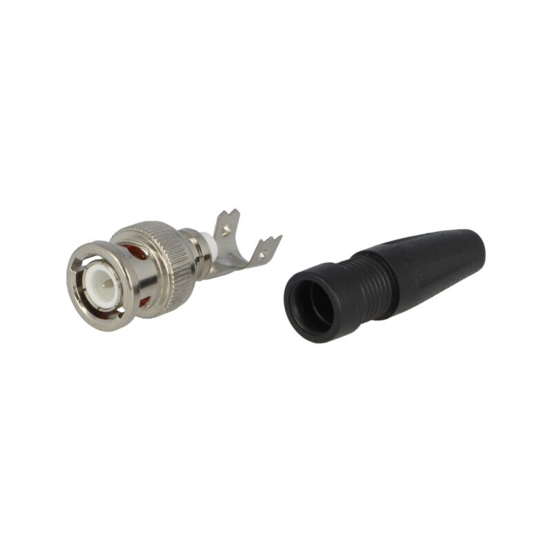 Conector: BNC; mufă; tată; cu manşon; drept; 50Ω; terminal cu şurub Conector: BNC; mufă; tată; cu manşon; drept; 50Ω; terminal cu şurub