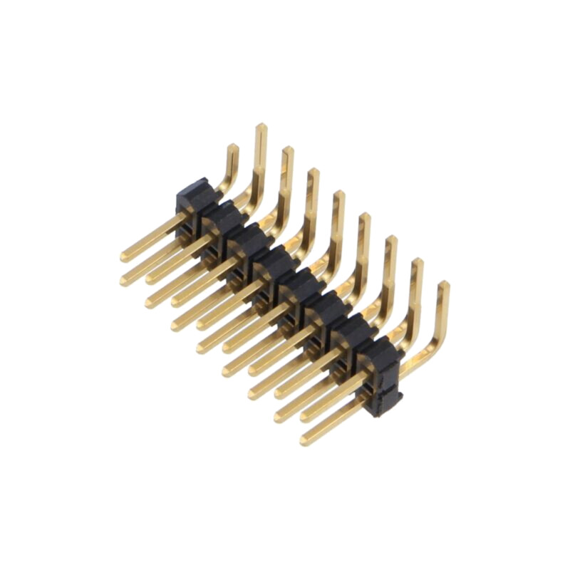 Conector: şiruri pini; şir pini; tată; PIN: 16; în unghi 90°; THT