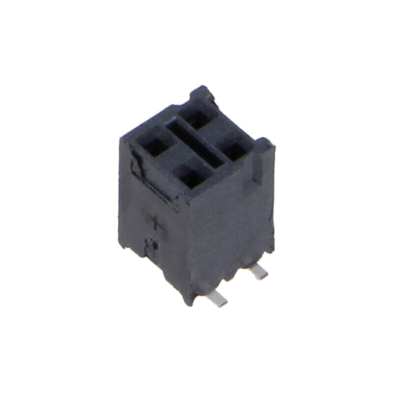 Conector: şiruri pini; mamă; PIN: 4; 2,54mm; aurit; SMT; soclu; rolă Conector: şiruri pini; mamă; PIN: 4; 2,54mm; aurit; SMT; soclu; rolă