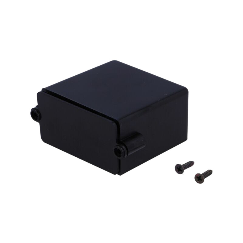 Carcasă: pt.alarmă; X: 55mm; Y: 56mm; Z: 30mm; ABS; neagră; cu panou