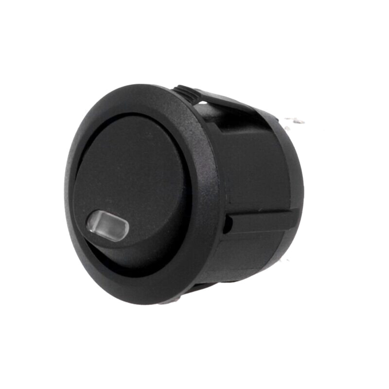 ROCKER; SPST; Poz: 2; ON-OFF; 20A/14VDC; neagră; LED,punctuală; 12V ROCKER; SPST; Poz: 2; ON-OFF; 20A/14VDC; neagră; LED,punctuală; 12V