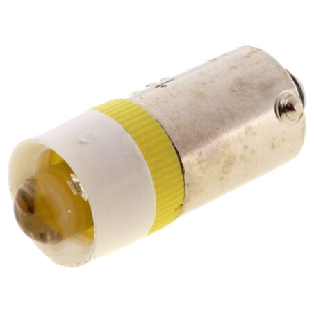 Lampă LED; galbenă; BA9S; 12VDC; 12VAC