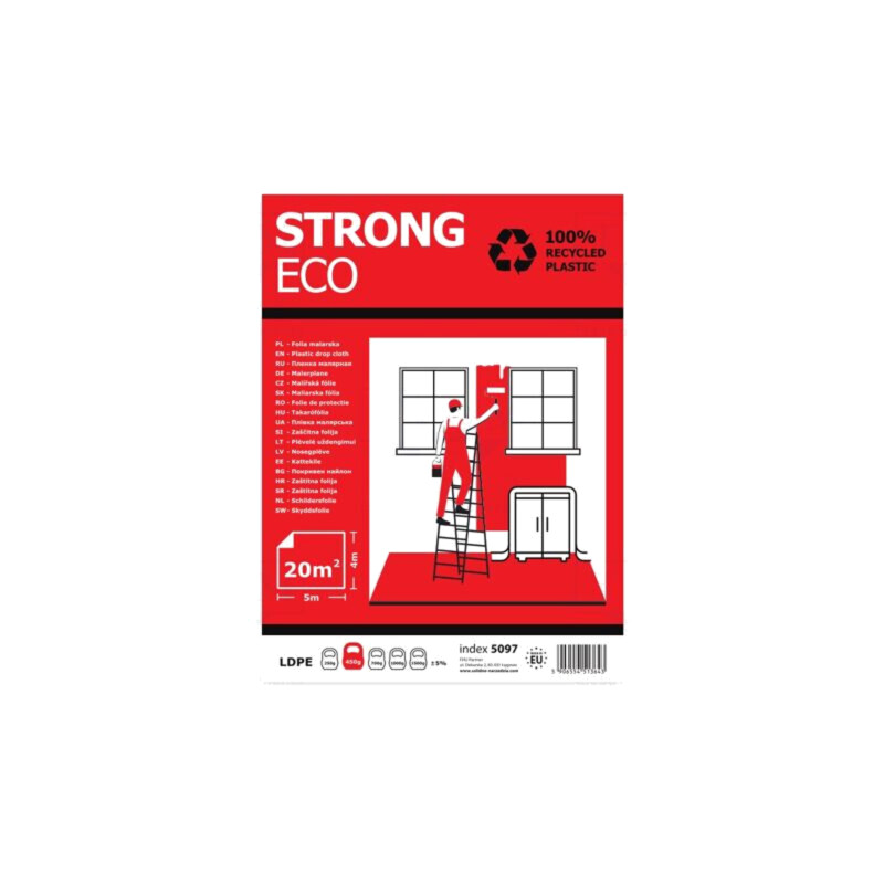 Painting foil; L: 5m; Width: 4m; black Painting foil; L: 5m; Width: 4m; black
