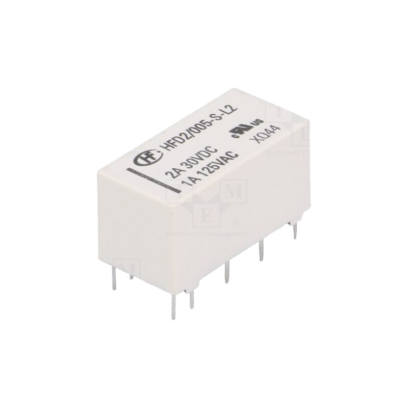 Releu: electromagnetic; DPDT; Ubobină: 5VDC; 3A; 1A/125VAC; PCB