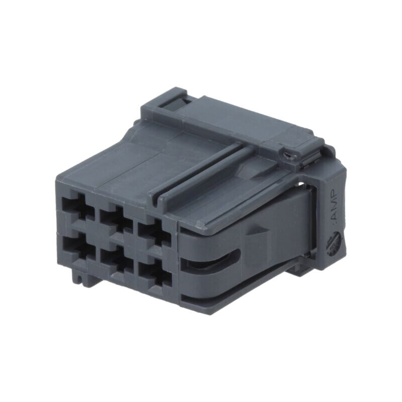 Conector: automotive; mufă; mamă; MCP 2.8; pe cablu; PIN: 6; gri