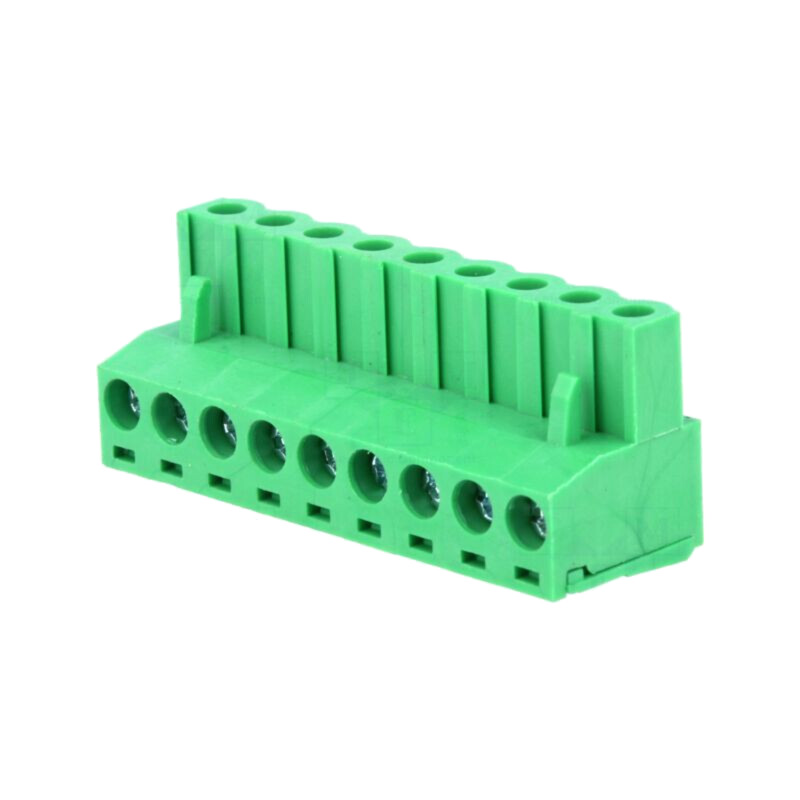 Regletă de conexiuni deconectabilă; Pas pini: 5,08mm; piste: 9 Regletă de conexiuni deconectabilă; Pas pini: 5,08mm; piste: 9