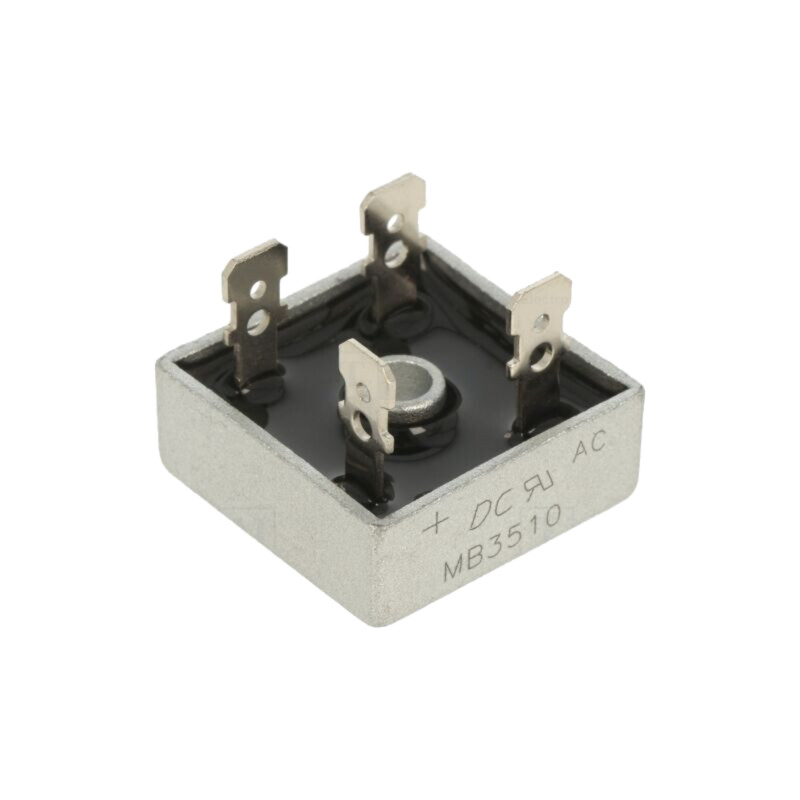 Punte redresoare: monofazat; Urmax: 1kV; If: 35A; Ifsm: 400A; MB-25