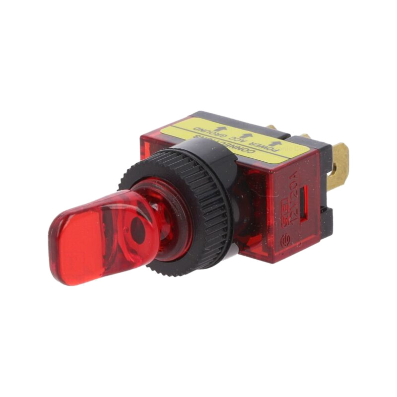 Comutator: basculant; Poz: 2; SPST; ON-OFF; 20A/12VDC; R13-110; 50mΩ