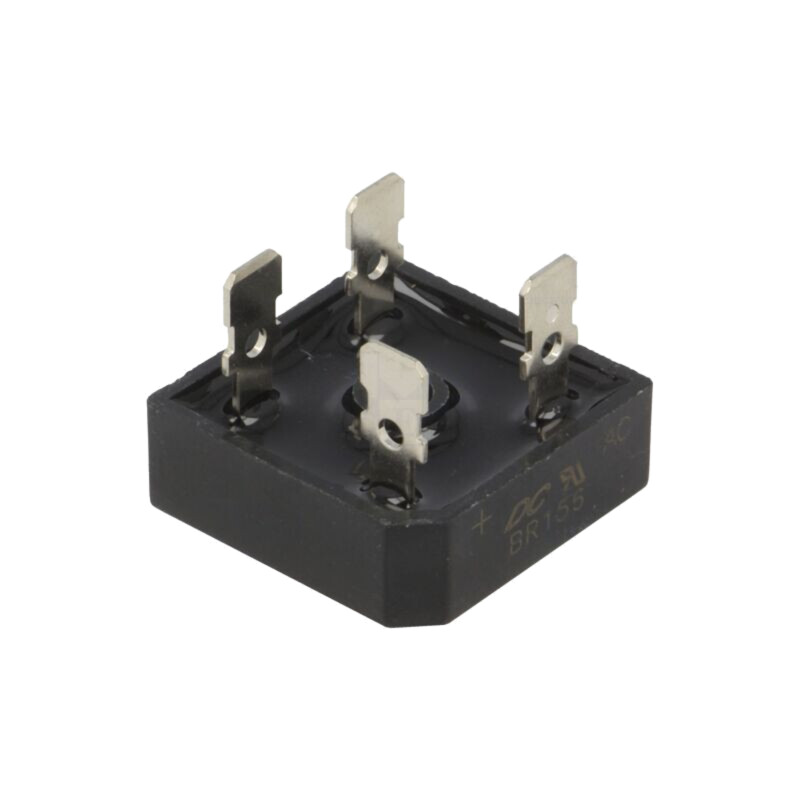 Punte redresoare: monofazat; Urmax: 600V; If: 15A; Ifsm: 300A; BR-25