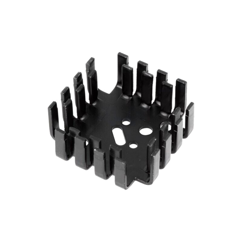 Radiator: presat; SOT9,TO3,TO66; neagră; 42x42x17mm; 6,8K/W
