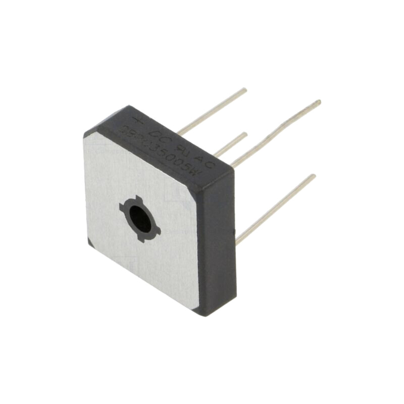 Punte redresoare: monofazat; Urmax: 50V; If: 35A; Ifsm: 400A; THT Punte redresoare: monofazat; Urmax: 50V; If: 35A; Ifsm: 400A; THT