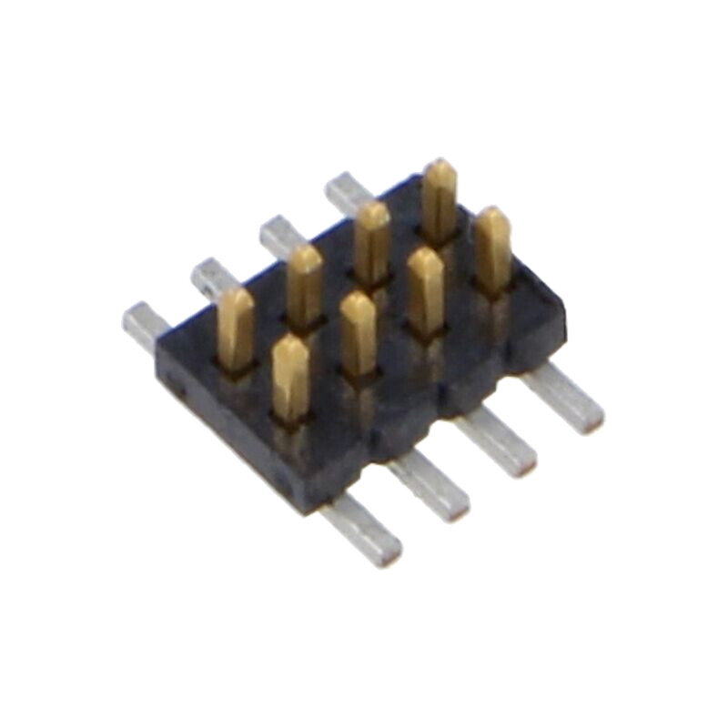 Conector: şiruri pini; tată; PIN: 8; 1,27mm; gold flash; SMT; soclu