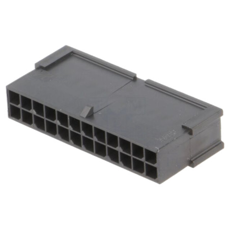 Conector: cablu-cablu; mufă; tată; Micro-Fit 3.0; 3mm; PIN: 24; 5A