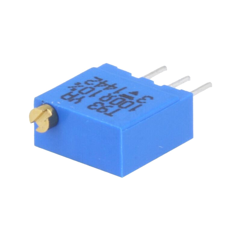 Potenţiometru: de montare; multitură; 100Ω; 500mW; THT; ±10%; T93YA