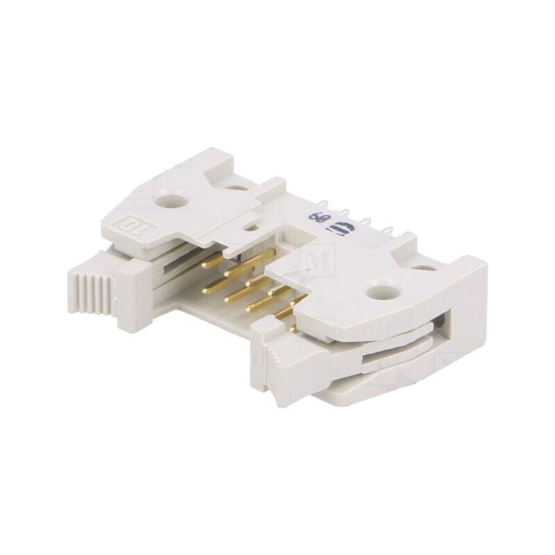 Conector: IDC; soclu; tată; PIN: 6; drept; cu ejector; THT; 2,54mm Conector: IDC; soclu; tată; PIN: 6; drept; cu ejector; THT; 2,54mm