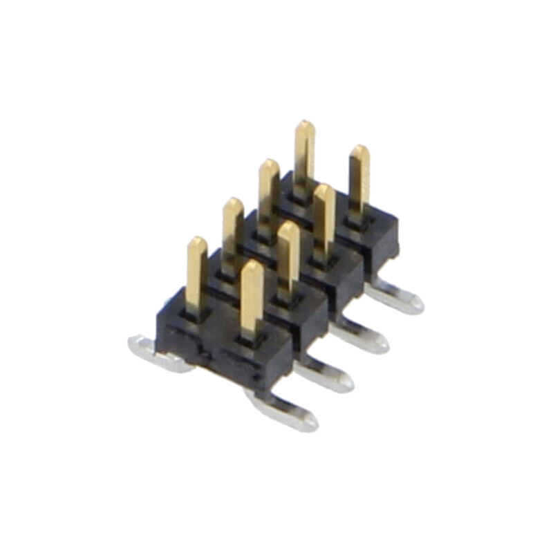 Conector: şiruri pini; tată; PIN: 8; 2mm; aurit; SMT; şir pini Conector: şiruri pini; tată; PIN: 8; 2mm; aurit; SMT; şir pini