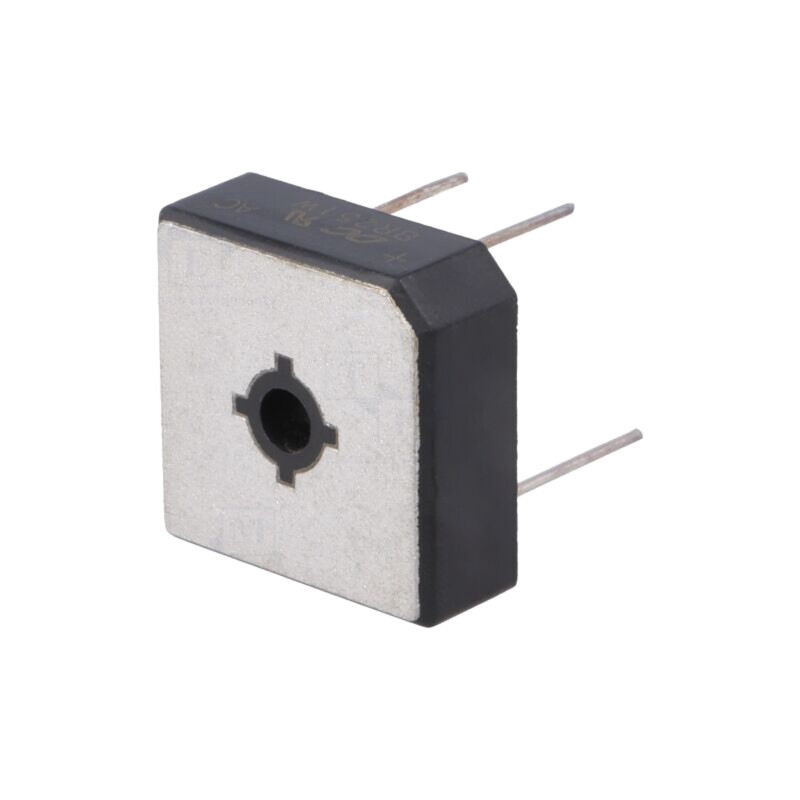 Punte redresoare: monofazat; Urmax: 100V; If: 25A; Ifsm: 400A; THT