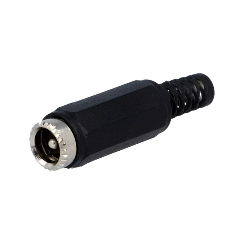 Conector: alimentare DC; mufă; tată; 5,5/2,1mm; 5,5mm; 2,1mm; drept