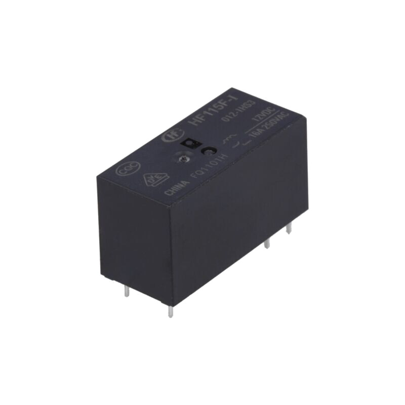 Releu: electromagnetic; SPST-NO; Ubobină: 12VDC; 16A/250VAC; PCB