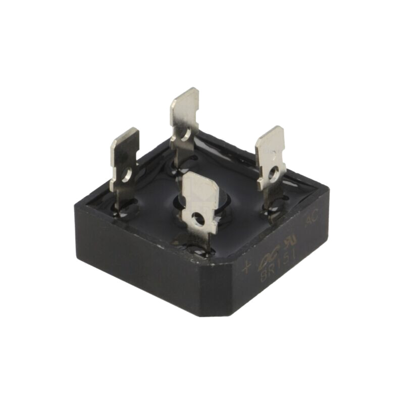 Punte redresoare: monofazat; Urmax: 100V; If: 15A; Ifsm: 300A; BR-25