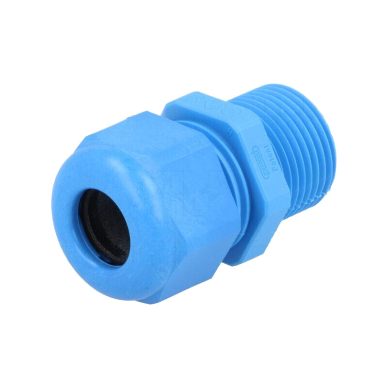 Garnitură de etanşare; cu filet alungit; M20; 1,5; IP68; albastră