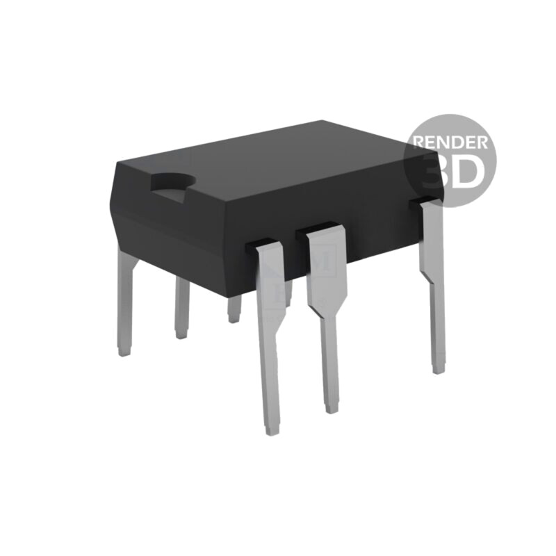 IC: PMIC; AC/DC switcher,controler SMPS; Uintr: 85÷265V; DIP-8C